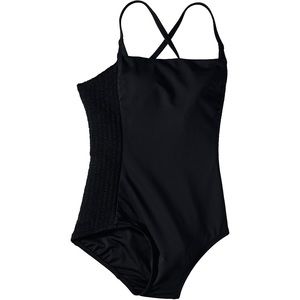 Land's End Square Neck One Piece Swimsuit Size 6